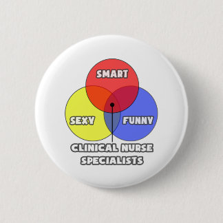 Chapa Redonda De 5 Cm Diagrama de Venn.. Especialistas en enfermería clí