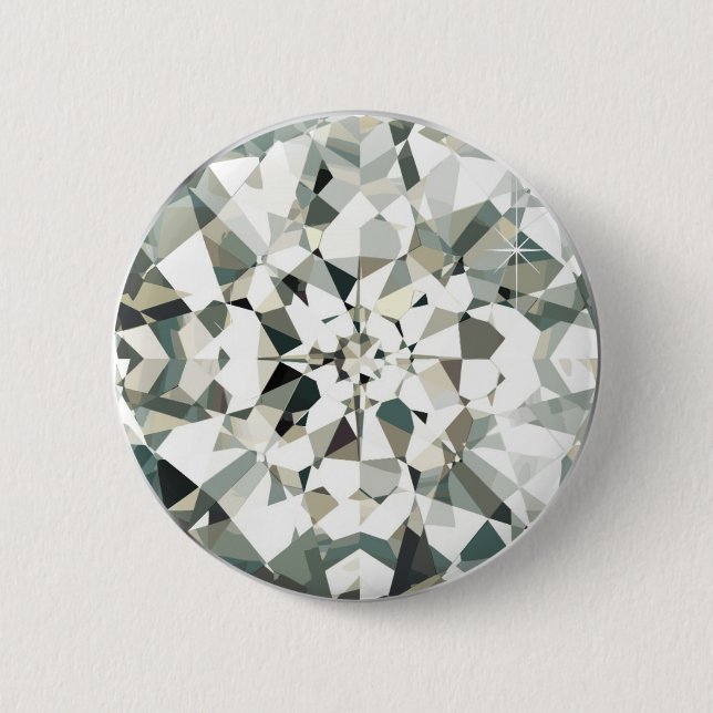 Chapa Redonda De 5 Cm Diamond (Anverso)