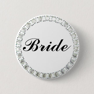 Chapa Redonda De 5 Cm Diamond Bride