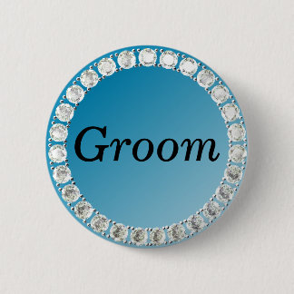 Chapa Redonda De 5 Cm Diamond Groom