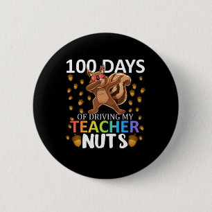 Chapa Redonda De 5 Cm Días De Manejar A Mi Maestra Con Nueces 100 Días D