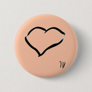 Chapa Redonda De 5 Cm Dibujo de aves marinas