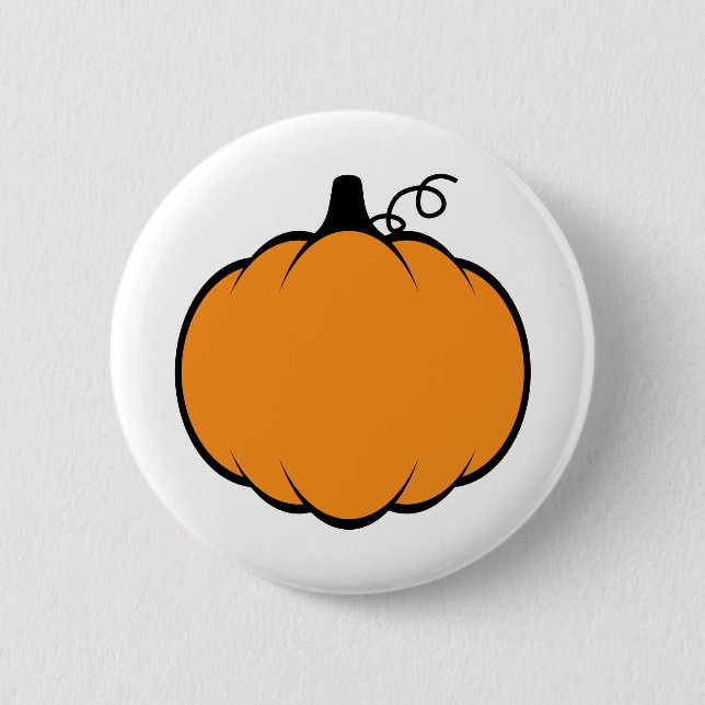 Chapa Redonda De 5 Cm Dibujo de calabaza de temporada de otoño (Anverso)