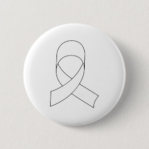 Chapa Redonda De 5 Cm Dibujo de cinta blanca