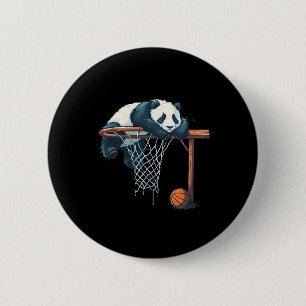 Chapa Redonda De 5 Cm Dibujo de oso panda esquelético Arte de amante de