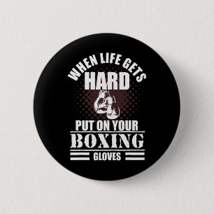 Chapa Redonda De 5 Cm Dicho genial de kickboxing y boxeo