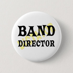 Chapa Redonda De 5 Cm Dictador del director de banda