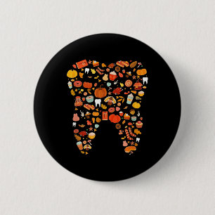 Chapa Redonda De 5 Cm Dientes Dientes Felices Caída Todos Dentarios Grac