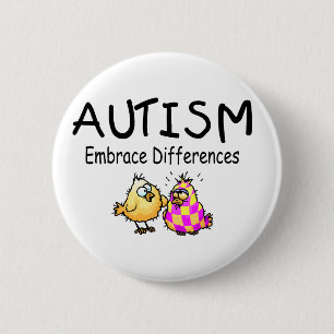 Chapa Redonda De 5 Cm Diferencias del abrazo (PY)