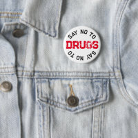 Diga no a los medicamentos - Pegatina simple