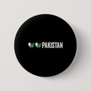 Chapa Redonda De 5 Cm Dil Pakistán Feliz Independencia Día de la Bandera