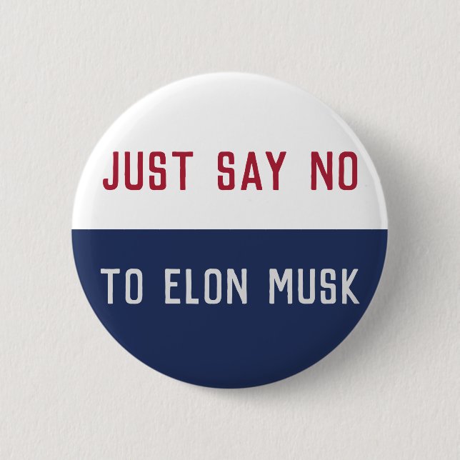 Chapa Redonda De 5 Cm Dile no a Elon Musk (Anverso)