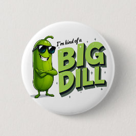 Chapa Redonda De 5 Cm Dill Pickles Lovers Gift - Divertidos diseños de P