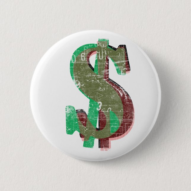 Chapa Redonda De 5 Cm Dinero (Anverso)