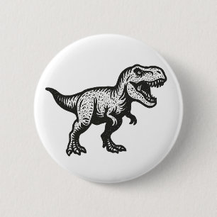 Chapa Redonda De 5 Cm Dinosaurio