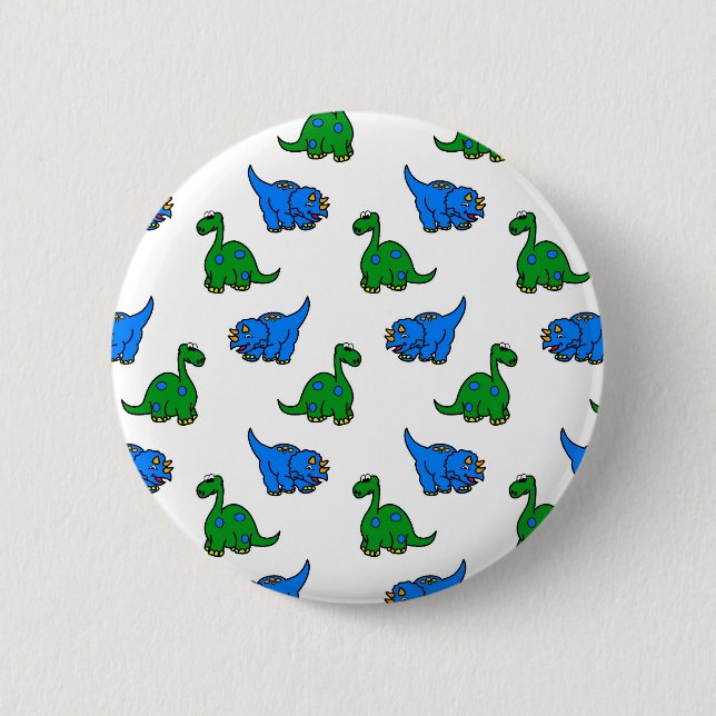 Chapa Redonda De 5 Cm dinosaurio (Anverso)
