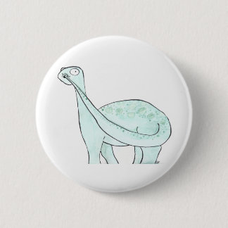 Chapa Redonda De 5 Cm Dinosaurio que escoge su nariz