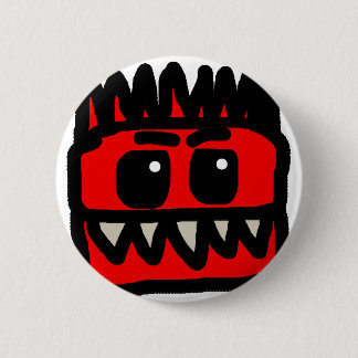 Chapa Redonda De 5 Cm Dinosaurio rojo Merch