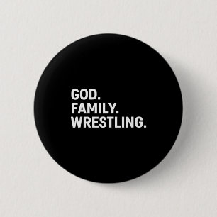 Chapa Redonda De 5 Cm Dios cristiano. Familia. Lucha libre. - Fe Familia