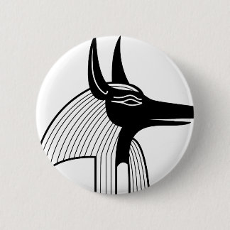 Chapa Redonda De 5 Cm Dios del egipcio de Anubis