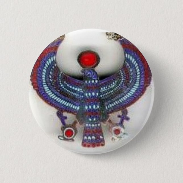 CHAPA REDONDA DE 5 CM DIOS EGIPCIO HORUS (Anverso)