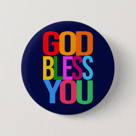 CHAPA REDONDA DE 5 CM DIOS TE BENDIGA.