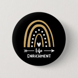 Chapa Redonda De 5 Cm Director de Actividad de Enriquecimiento de la Vid