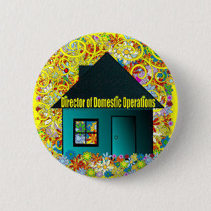 Chapa Redonda De 5 Cm Director de Operaciones Domésticas