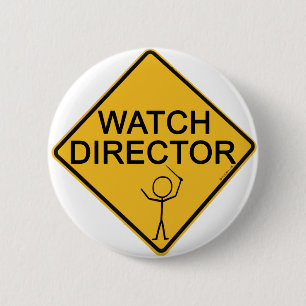 Chapa Redonda De 5 Cm Director de Watch