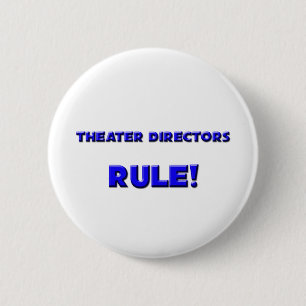Chapa Redonda De 5 Cm ¡Directores Rule del teatro!