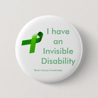 Chapa Redonda De 5 Cm Disablility invisible