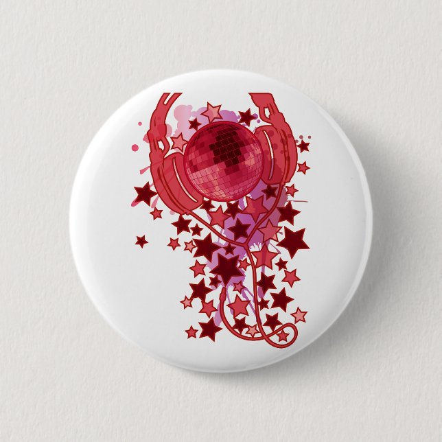 Chapa Redonda De 5 Cm Disco_Ball (Anverso)