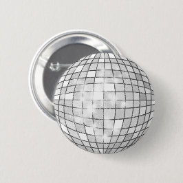 Chapa Redonda De 5 Cm Disco Ball Pin
