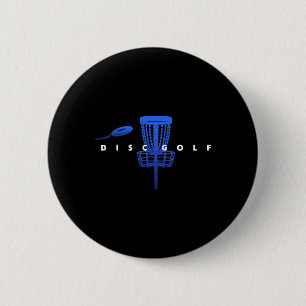 Chapa Redonda De 5 Cm Disco de Golf Estilizado con Sket y Disco - Disco 
