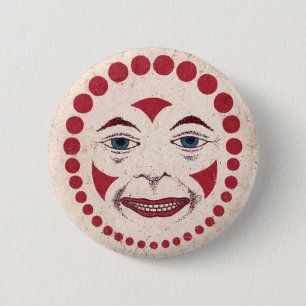 Chapa Redonda De 5 Cm Disco de payaso vintage