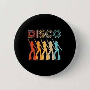 Chapa Redonda De 5 Cm Disco diva Fiesta temática 70 Retro Vintage Dan