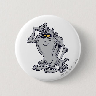 Chapa Redonda De 5 Cm Diseño artístico de pensamiento TAZ™