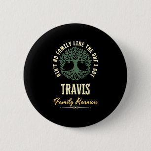 Chapa Redonda De 5 Cm Diseño coincidente de Family Reunion 2025 - Travis