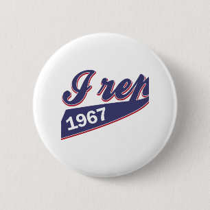 Chapa Redonda De 5 Cm diseño de 48 cumpleaños