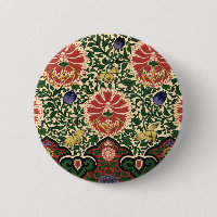 Diseño de Arte Floral Loto Rojo Chinoiserie de Owe