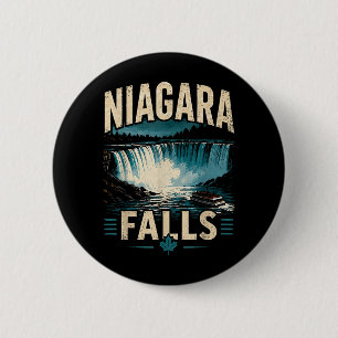Chapa Redonda De 5 Cm Diseño de aventura de Niagara Falls Canadá para vi