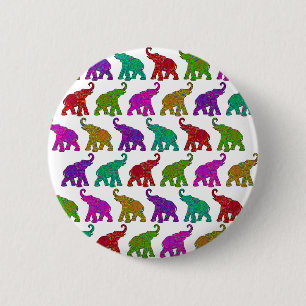 Chapa Redonda De 5 Cm Diseño de baldosas para el patrón Elephant Walk