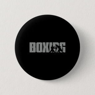 Chapa Redonda De 5 Cm Diseño De Boxeo Para Boxer - Boxeo