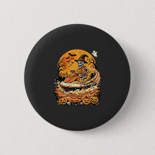 Chapa Redonda De 5 Cm Diseño de calavera de bruja de Halloween para moto