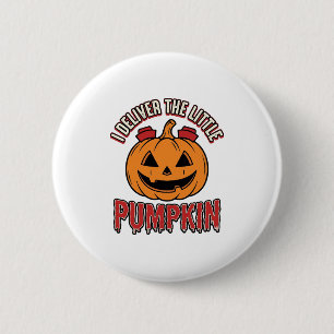 Chapa Redonda De 5 Cm Diseño de camiseta de entrega de Halloween de enfe