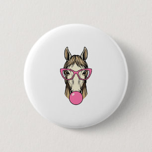 Chapa Redonda De 5 Cm Diseño de camiseta de gafas rosadas de chicle de c