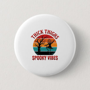 Chapa Redonda De 5 Cm Diseño de camiseta de Halloween Vibraciones espelu