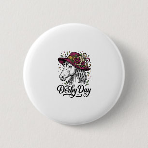 Chapa Redonda De 5 Cm Diseño de Camiseta de Jinete de Caballo Vaquero Oc