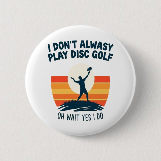 Chapa Redonda De 5 Cm Diseño de camiseta de Lover para Disk Golf (Anverso)