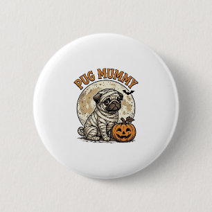 Chapa Redonda De 5 Cm Diseño de camiseta de perro vintage de Halloween d